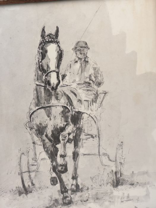 Винтидж холандска авторска картина