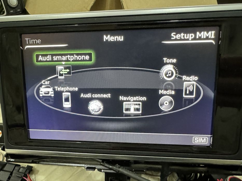 Set unitate MMI MIB2 Audi A6/A8 C7, display 8”, consola completa