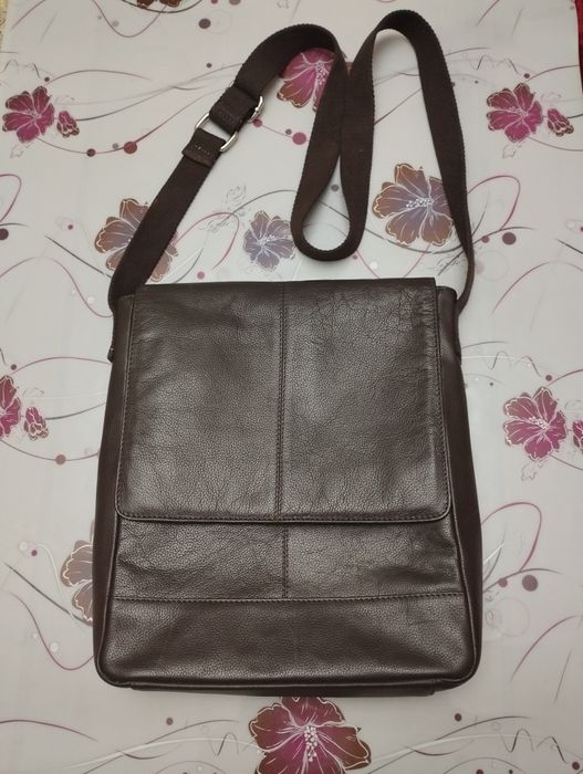 Сумка кожаная мужская