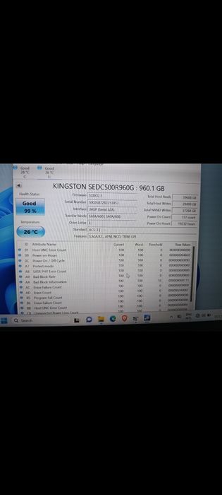 Ssd kingston 960 gb cu 99% viata