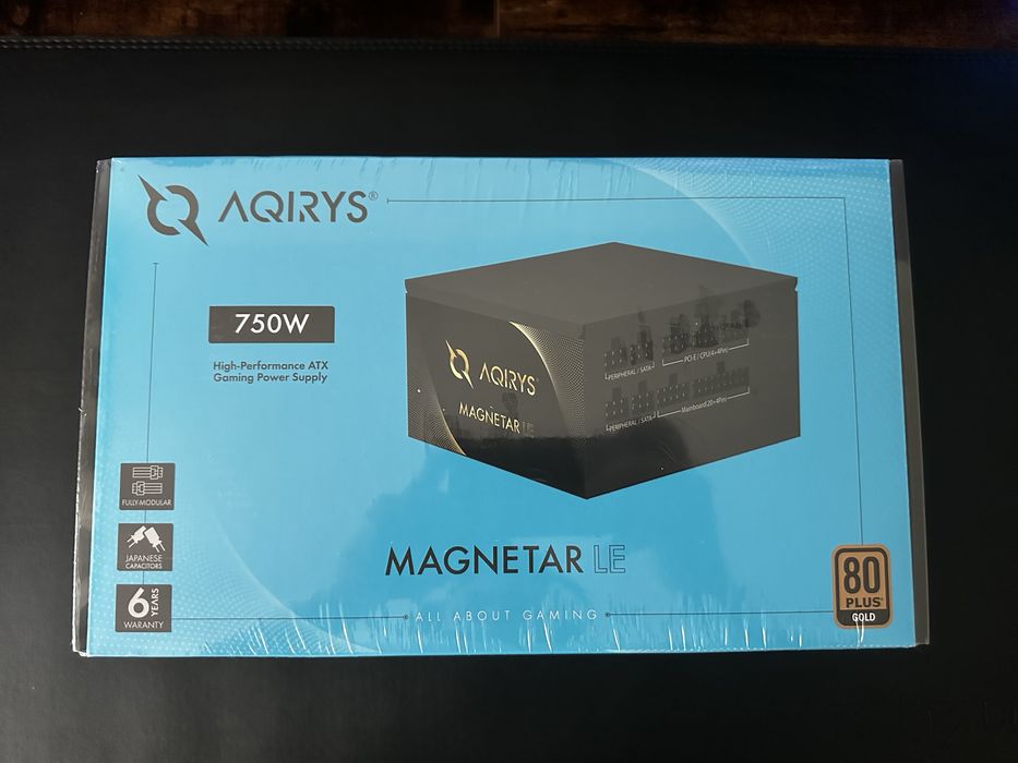 Sursă PC Modulară AQIRYS Magnetar LE 750W, 80 PLUS Gold (Sigilată)