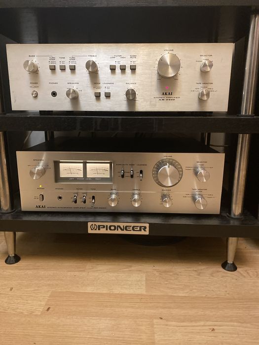 Amplificator Akai AM 2650 si yamaha ns1000-M