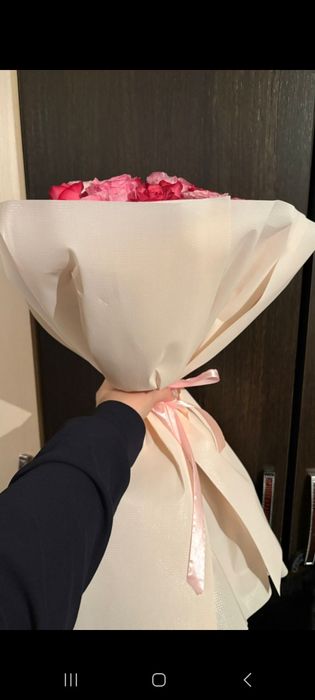 25 роз, свежий букет