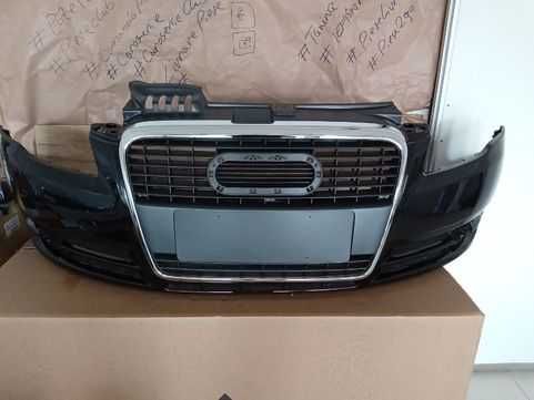 Pachet Bara Fata&Grila Radiator Audi A4 B7 An 2004-2007 (LY9B (Negru))