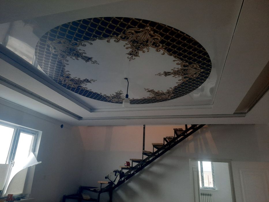 Натяжные потолки 1500