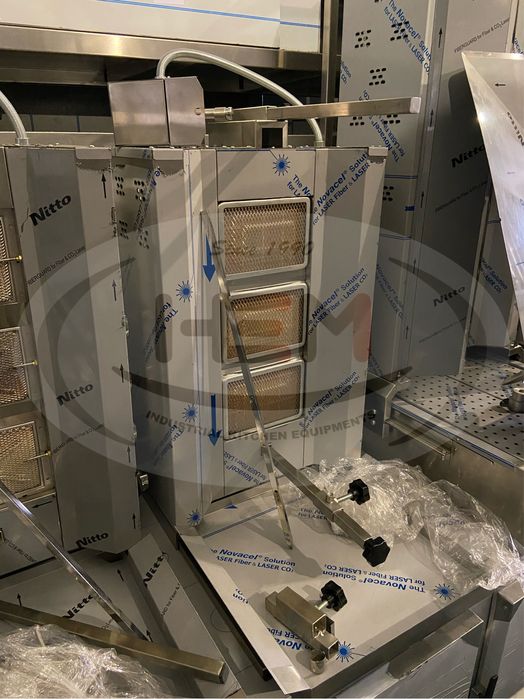 Aparat De Shaorma Inox Cu Motor Sus 3,4,5 Arzatoare IN STOC