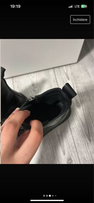 Bocanci imitatie de piele