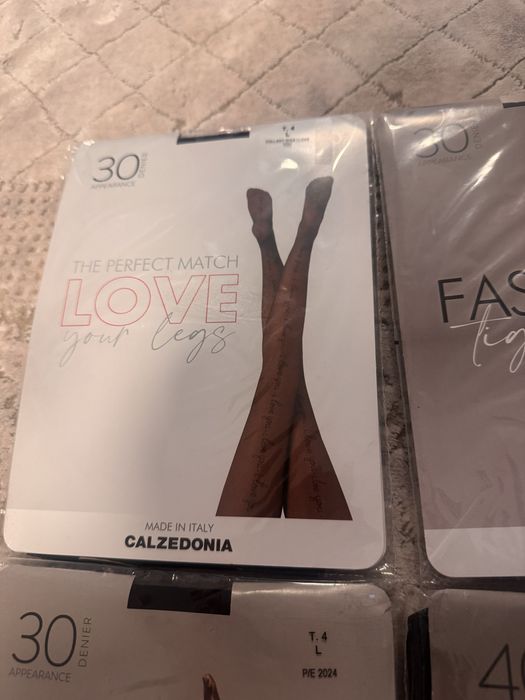 Lot 4 dresuri negre marime L Calzedonia