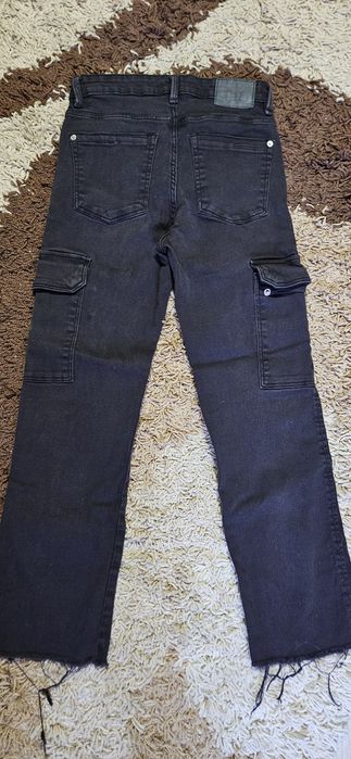 Blugi cropped femei Bershka 34