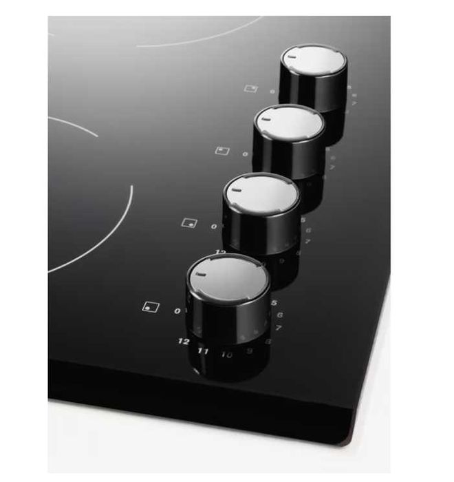 Plita incorporabila Electrolux EGE6172NOK Mixta, 2 Zone Gaz, 2 Zone Vitroceramice, Aprindere electrica, 60 cm, Negru