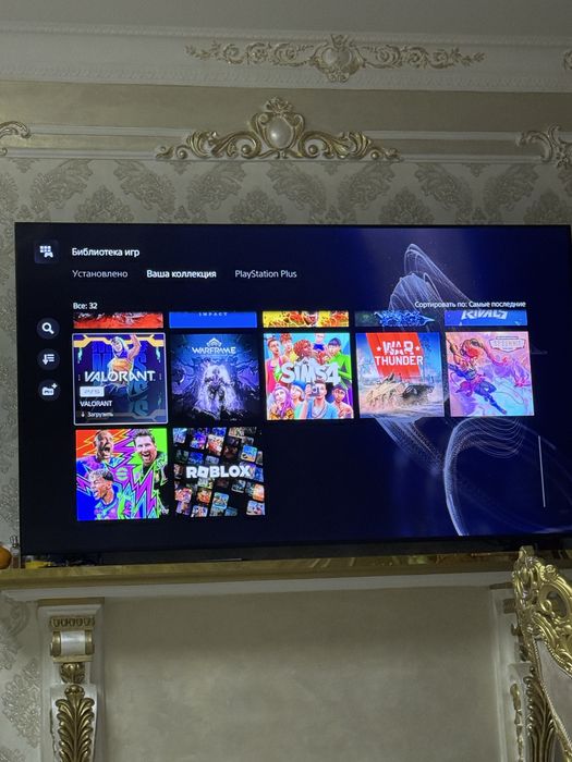 Playstation 5 slim, 2 джойстика , 32 игры