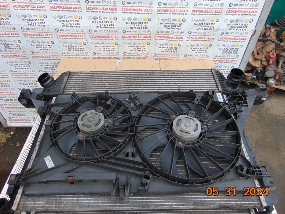 Radiator Renault Master radiatoare apa clima intercooler ventilatoare 2.3 euro 6 opel movano