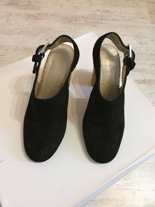Обувки Karen Milen,Естествен велур,Guess