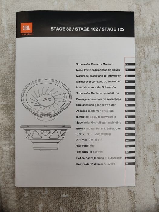 Продаётся сабвуфер JBL.