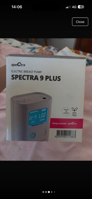 Pompă de sân Spectra 9 Plus, completă, stare foarte bună