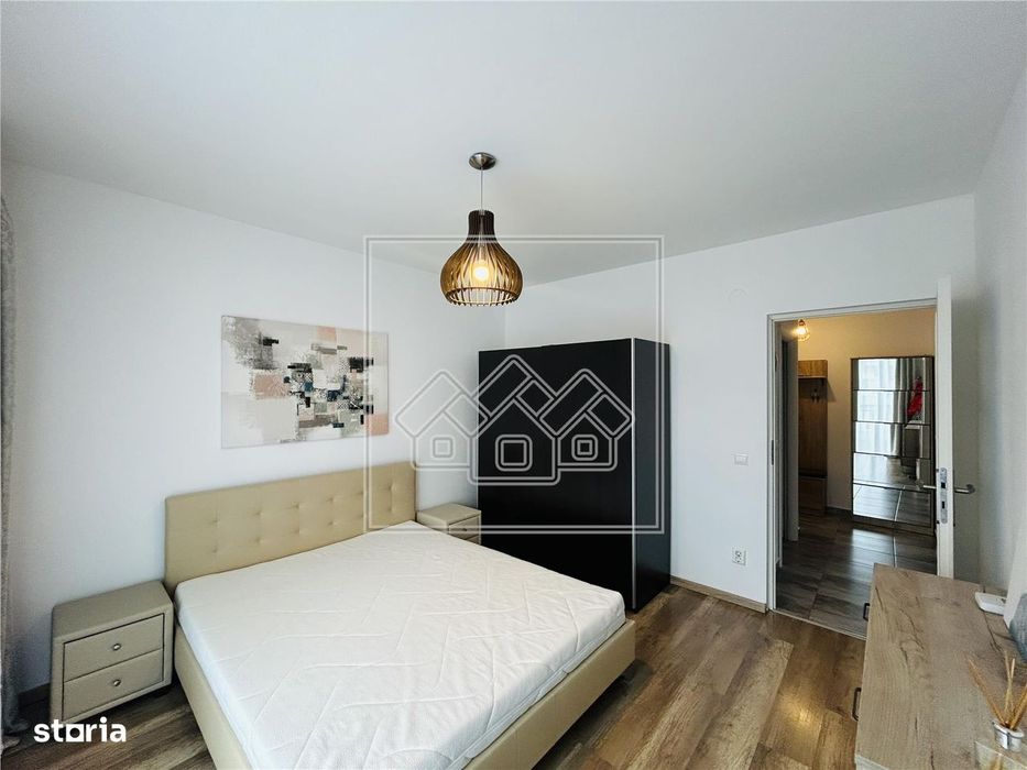 Ap decomandat, mobilat modern, cu 2 camere, balcon mare - City Residen