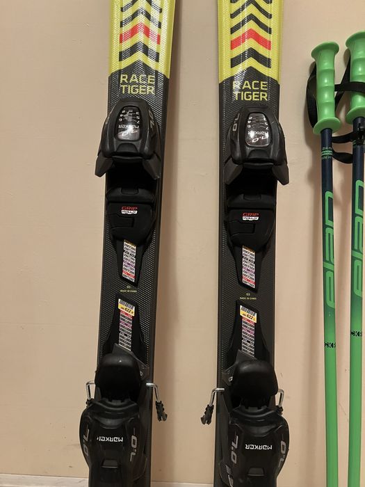 Детски ски 110см Volkl Racetiger и ски обувки Head J2 225мм