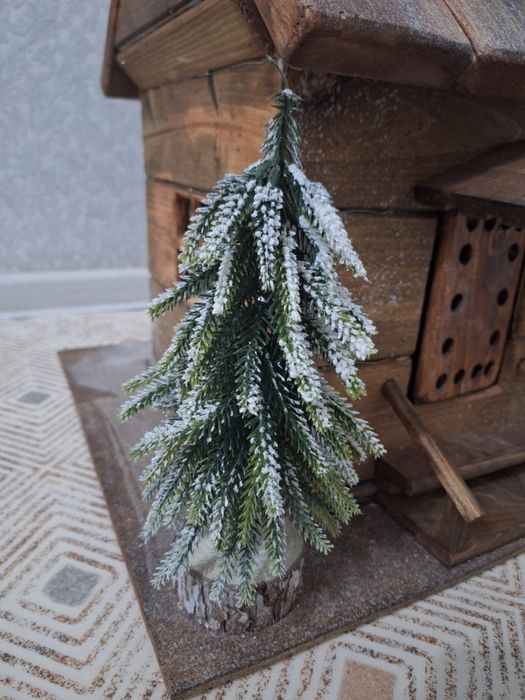 Декоративный домик из натурального дерева | Ручная работа