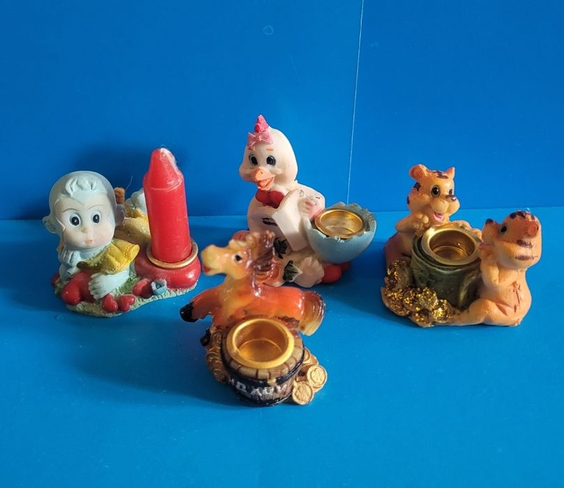 Статуэтки со свечами и др