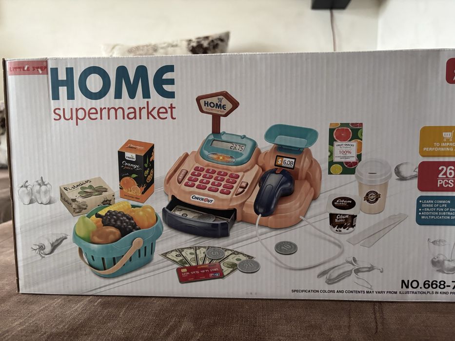 Детски касов апарат със звук и светлина