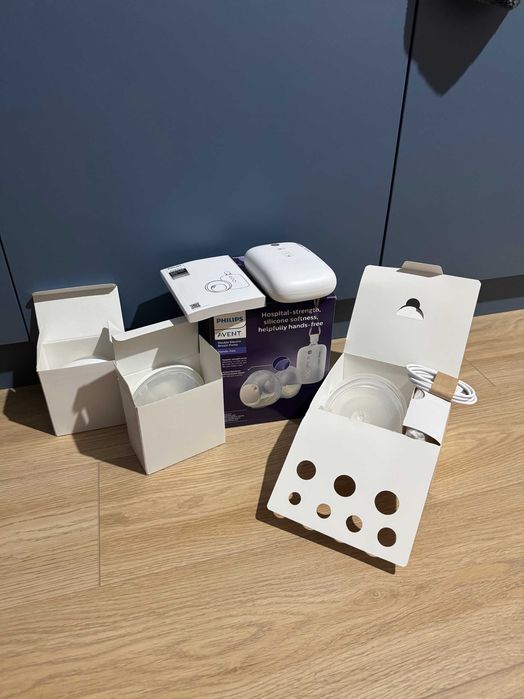 Pompa de san electrica dubla Philips Avent Hands-free SCF532/11 - garantie - folosit 4 saptamani