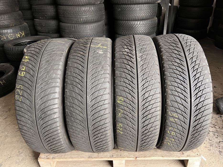 4 anvelope iarna 225/60/18 , michelin , 6-7 mm