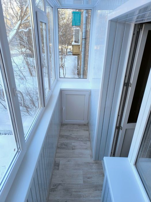 Балкон под ключ, пластиковые Окна