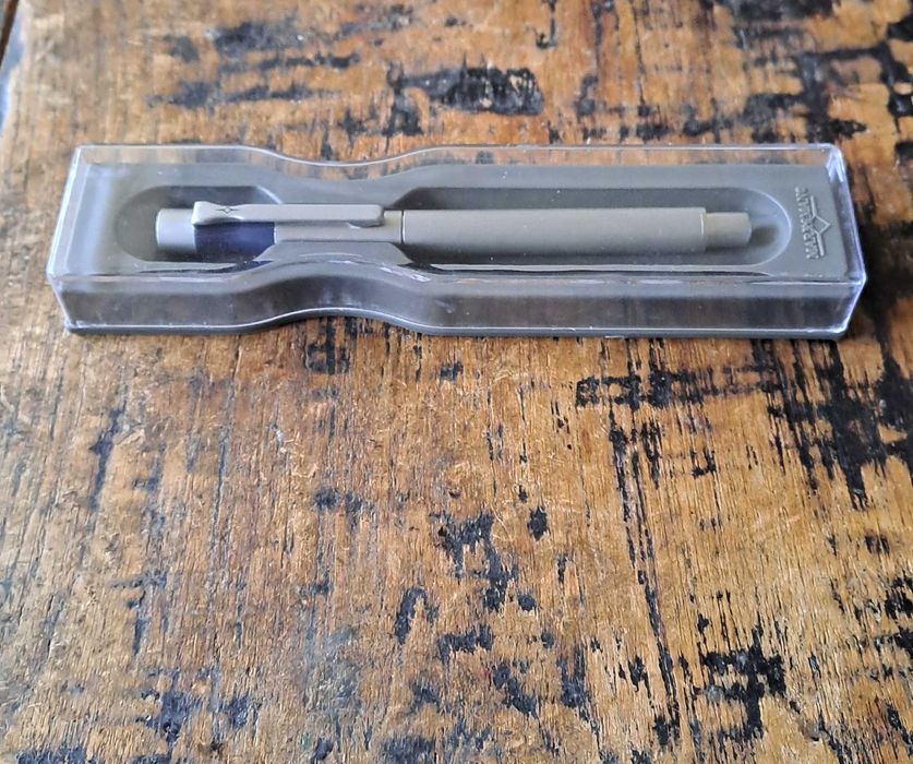 ролер Марксман Marksman rollerball pen метален, за писане с гумена част