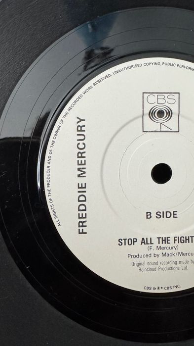 RAR: vinil album Freddie Mercury "Mr. Bad Guy", 1985