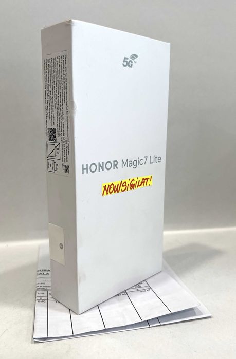 Honor Magic 7 Lite 5G, 256GB/8GB RAM, garanție 1An și 6luni, Titanium Black, NOU/Sigilat!