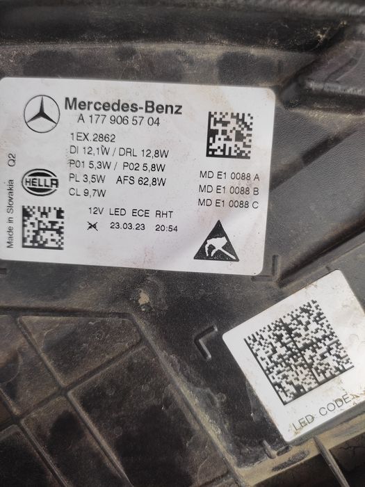 Far stanga full led Mercedes A- class A177
