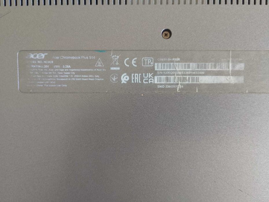 Acer Chromebook Plus 514 (N23C9) – 2024, батарея 100%