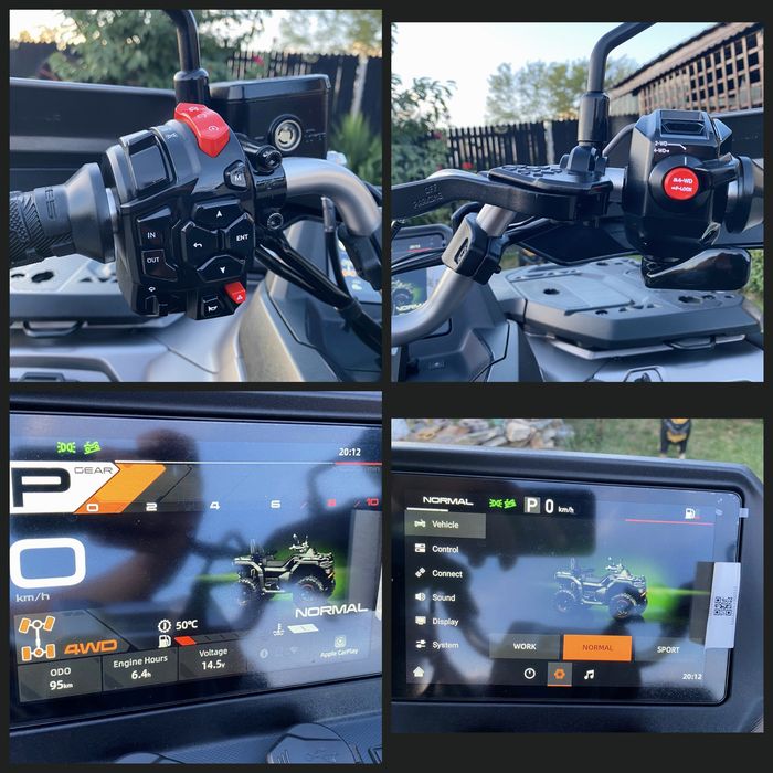 ATV ‼️ CF MOTO GOES 1000 ‼️  90km impecabil CA NOU ( nu can am tgb linhai suzuki utv segway )