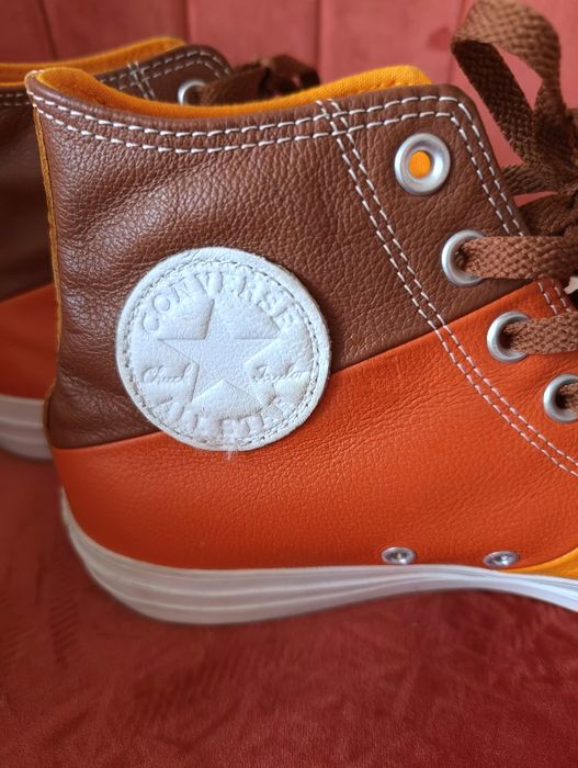 Tenesi înalți/pantofi sport Converse originali din piele veritabilă-ma