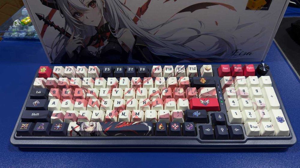 КЛАВИАТУРА+МЫШЬ +КОВРИК Игровой Кастомный Набор В стиле АНИМЕ