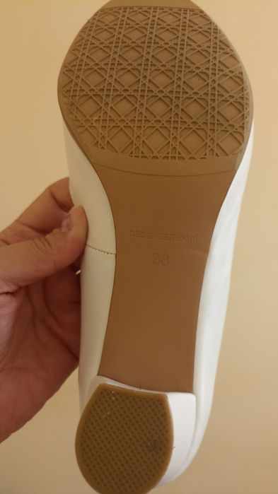 Свадебные туфли кожаные