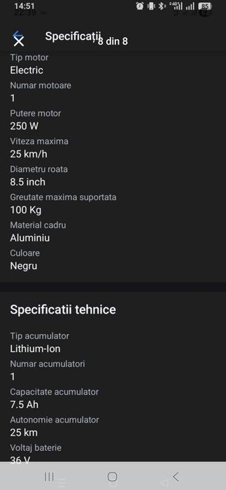 Trotinetă electrică