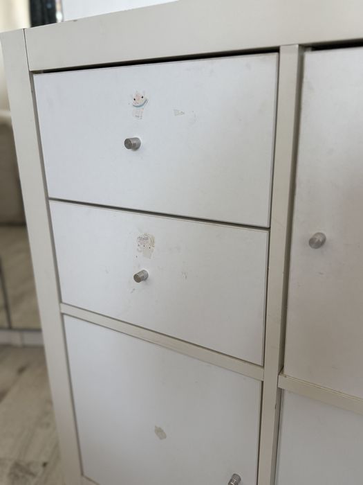 Comoda Ikea kallax 4 cu sertare si usi incluse