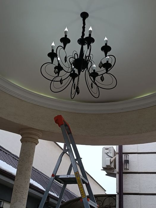 Люстра установка. Lyustra yig‘amiz o‘rnatamiz 80 000 dan boshlab