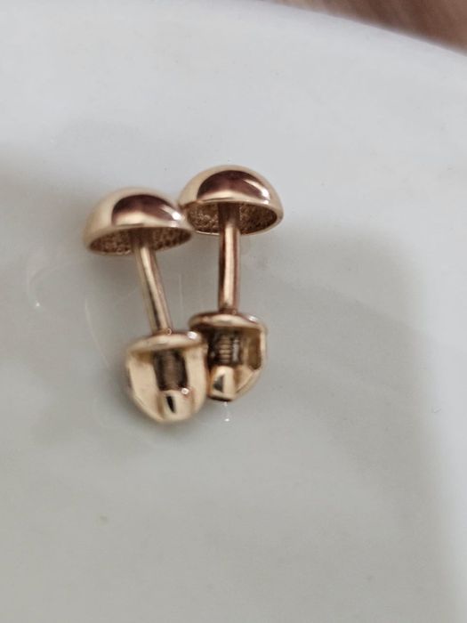 585 серьги гвоздики