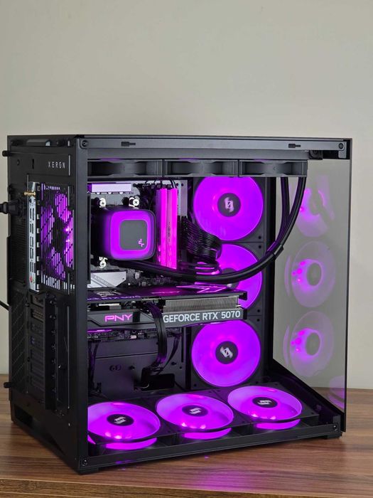 Геймърски компютър - Нов | Ryzen 7 7800X3D | RТX 5070 | DDR5 RAM | SSD NVMe