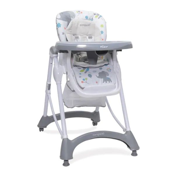 CANGAROO Стол за хранене MINT СИВ
