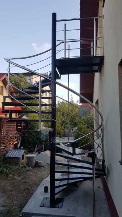 SCĂRI METALICE Interioare, Exterioare, Balustrade INOX , în toată Țara