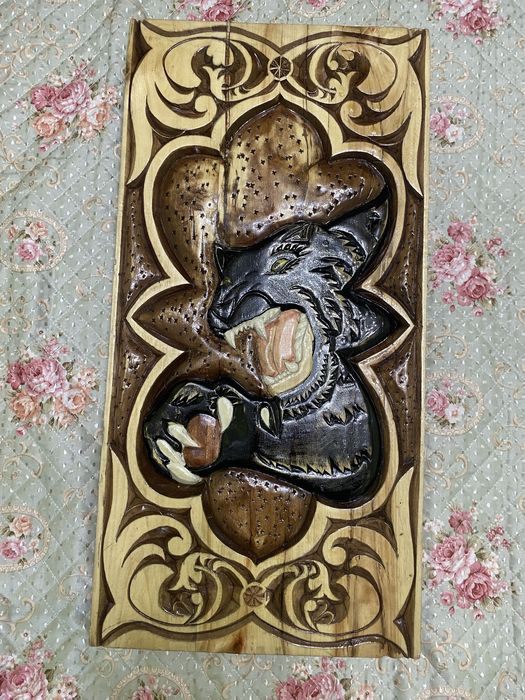 Нарды резные ,кустарные