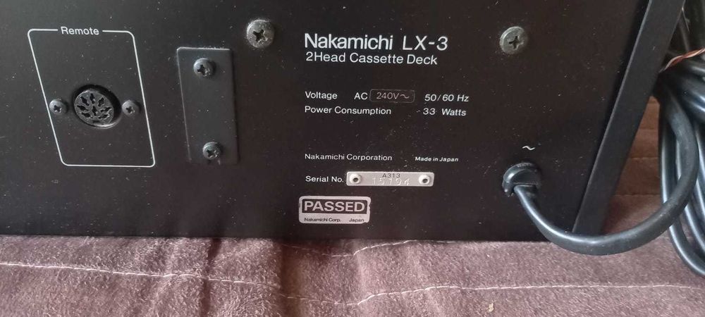 Deck NAKAMICHI LX 3, Made in Japan
