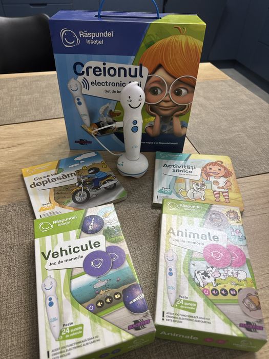 Vand raspundel istetel creion +carti+jocuri de memorie