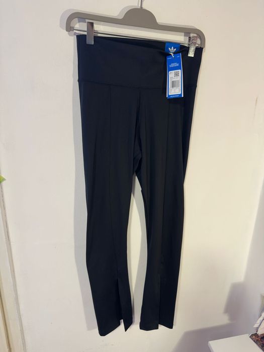 Colanți Adidas Fit High-Waist, cu talie înaltă, Negri, S