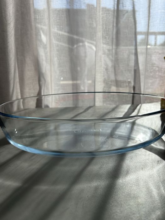 Огнеупорна стъклена тава за печене