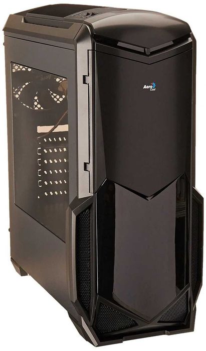 NOUA Carcasa PC Aerocool BattleHawk Black Middle Tower SURSA ATX - NEW