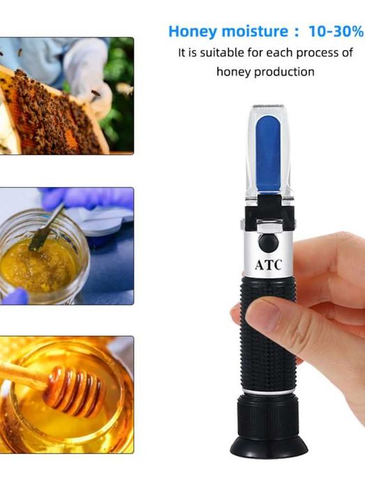 Рефрактометър за влага на мед 10 -30% влажност водно съдържание мед